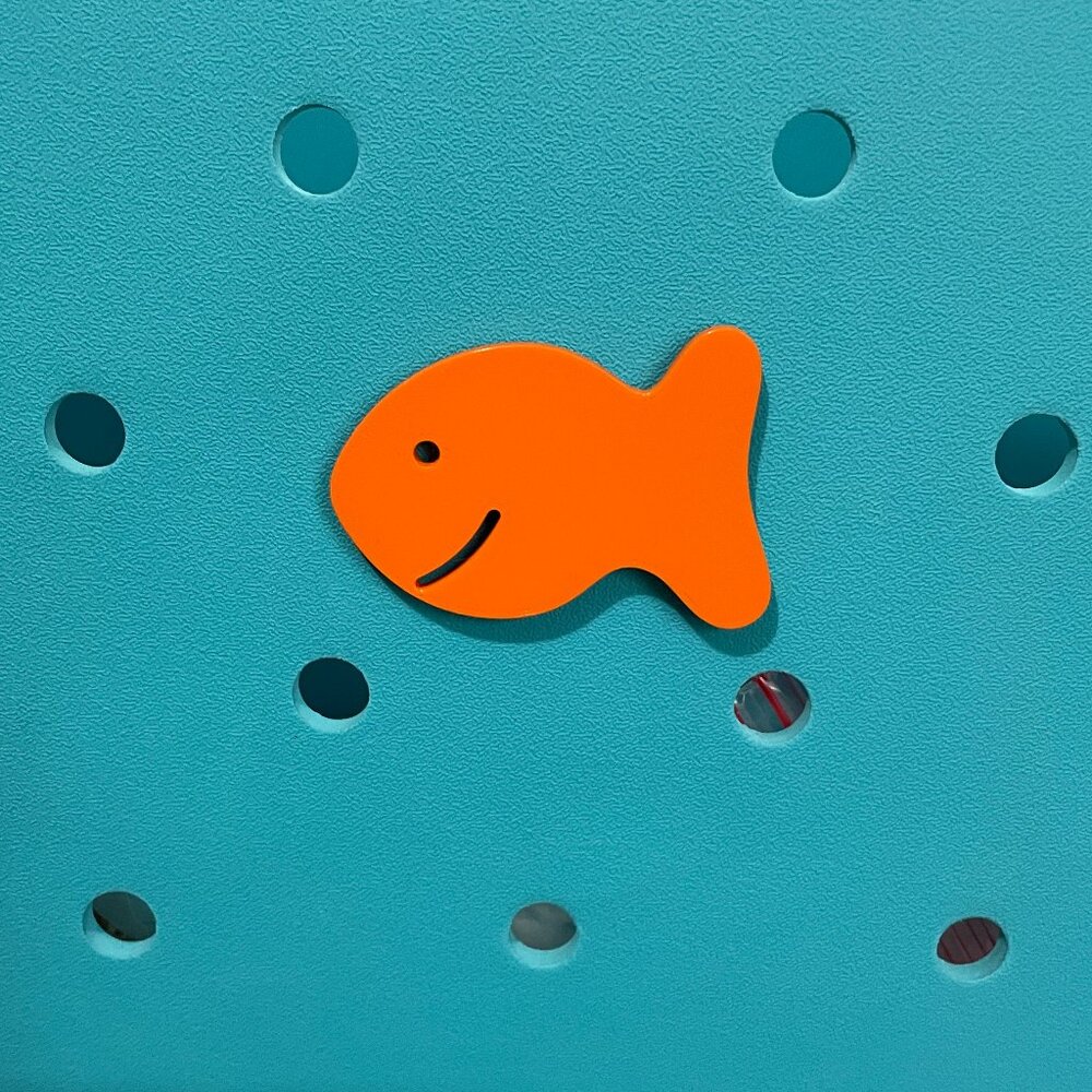 1 Goldfish Bogg Charm-Snack Food Bogg Charm-Mom and Baby Goldfish Bogg Cha…